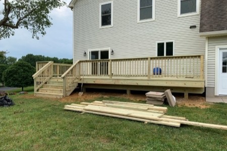 Decks porch building